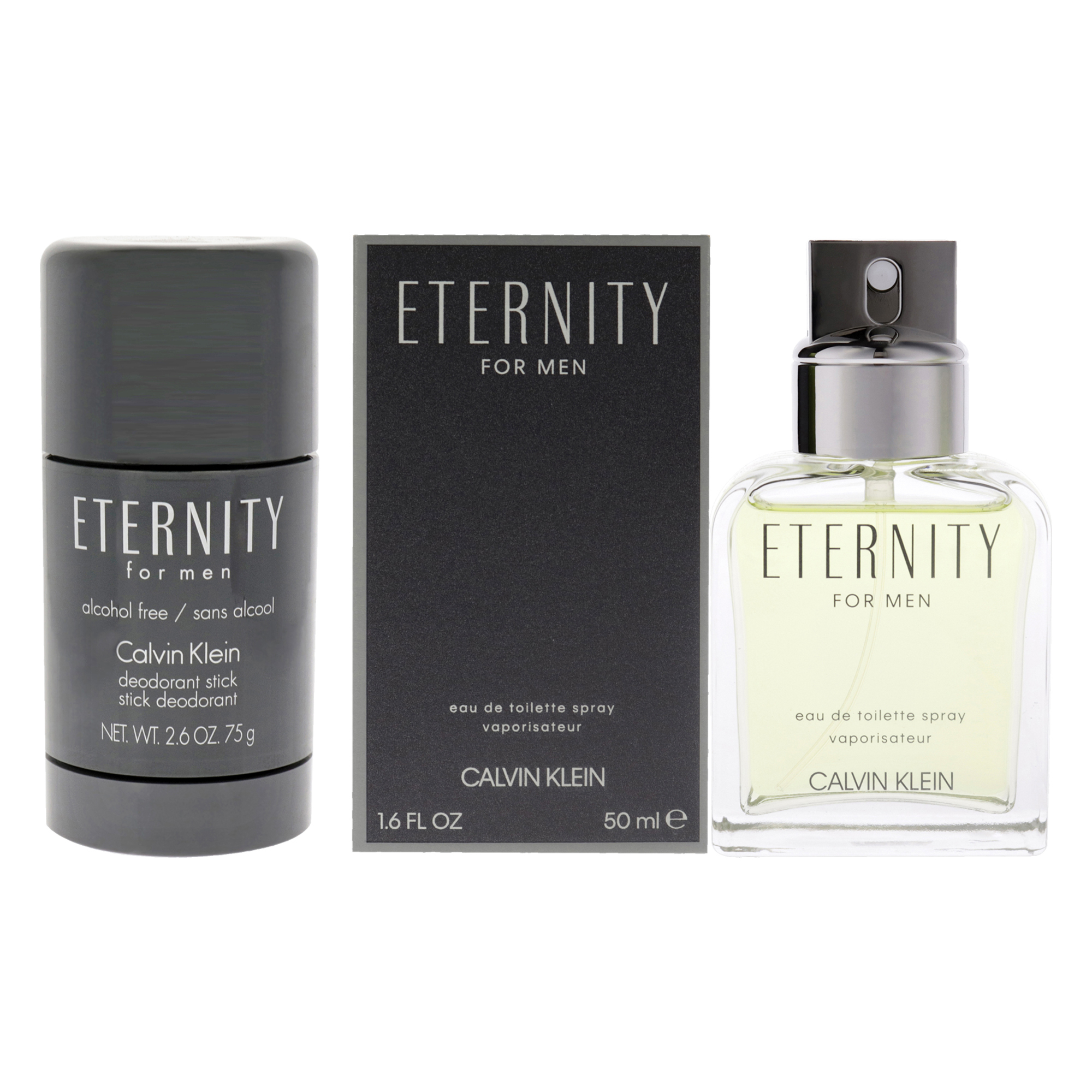 Eternity Kit By Calvin Klein  2 Pc Kit 16 Oz Edt Spray 26 Oz Deodorant Stick